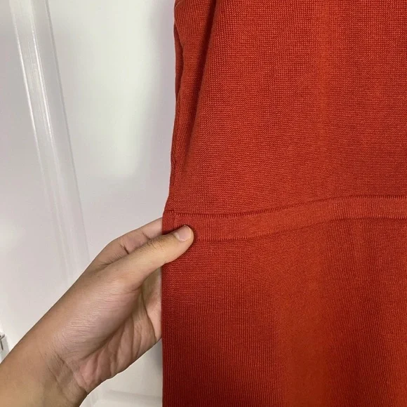 Isaac Mizrahi Orange Cardigan Sweater Button Down High Low Cut NWT size 1X - Picture 9 of 15